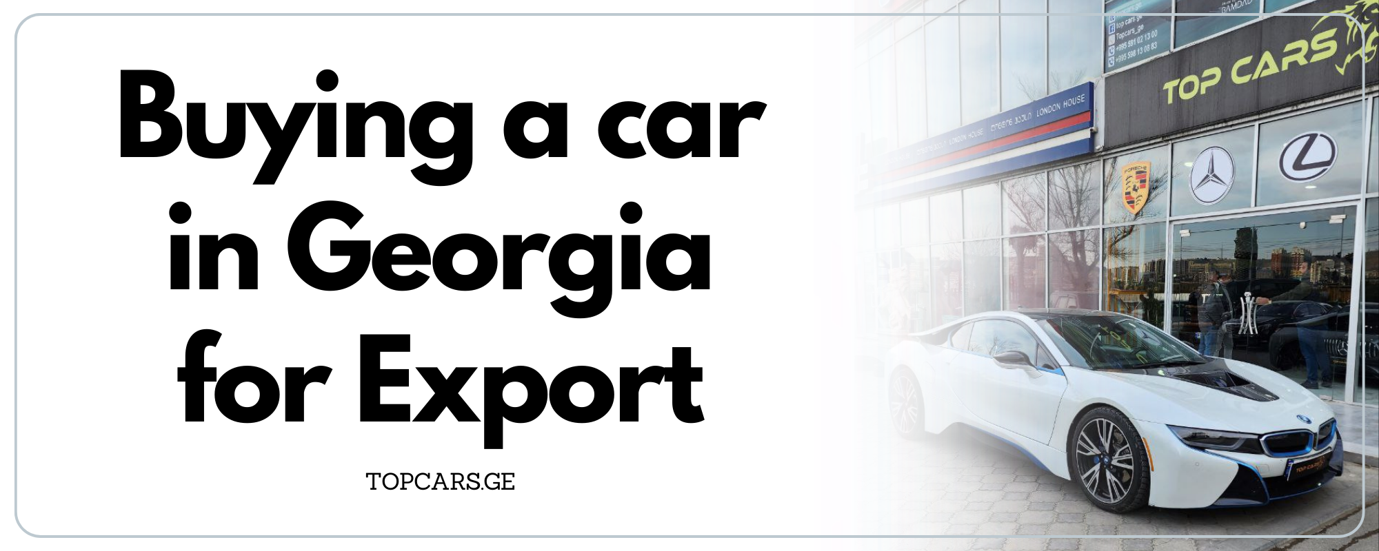 Buying a car in Georgia for export